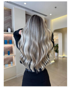 Gloss Hair Finish before
